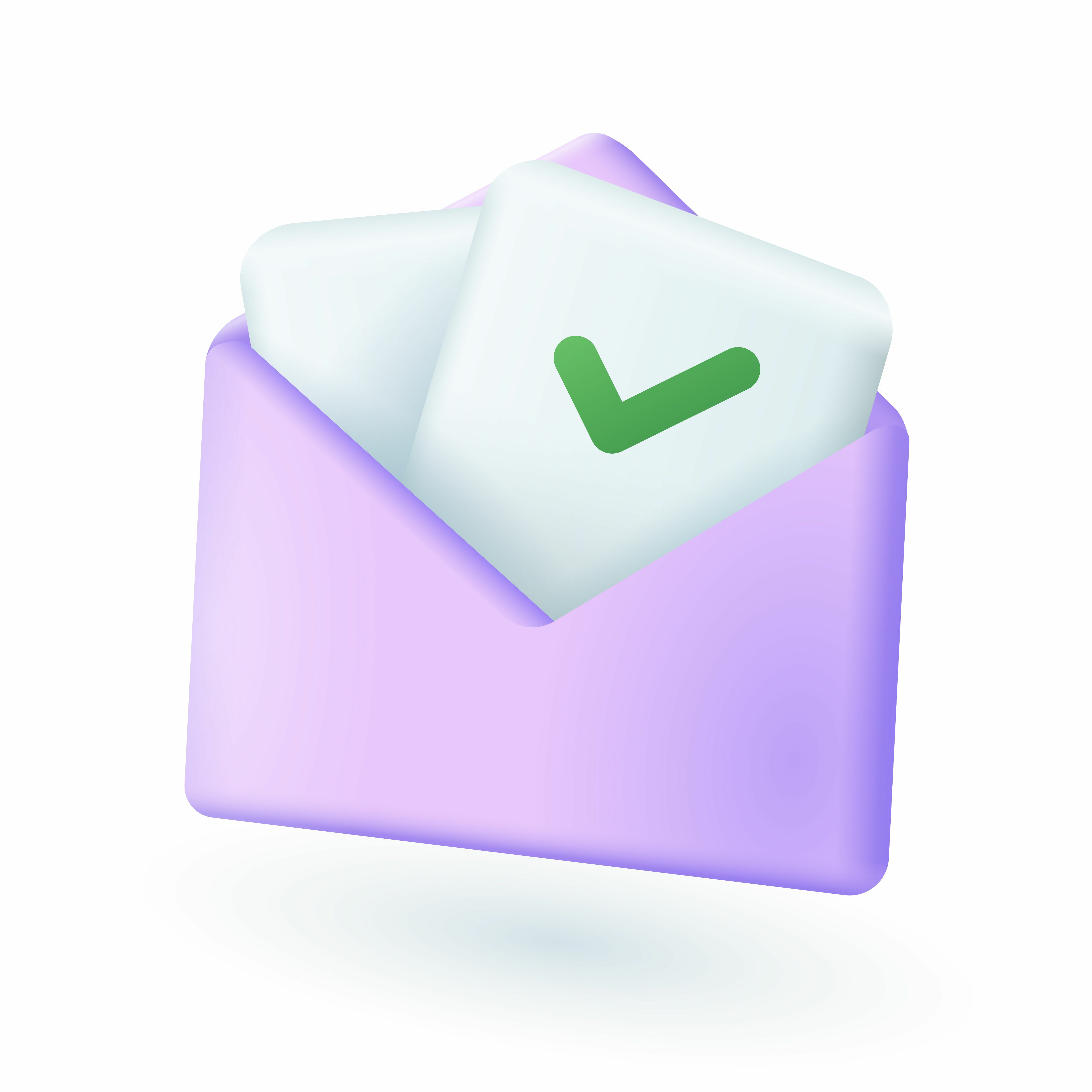 3d_cartoon_style_paper_with_green_tick_in_envelope_icon
